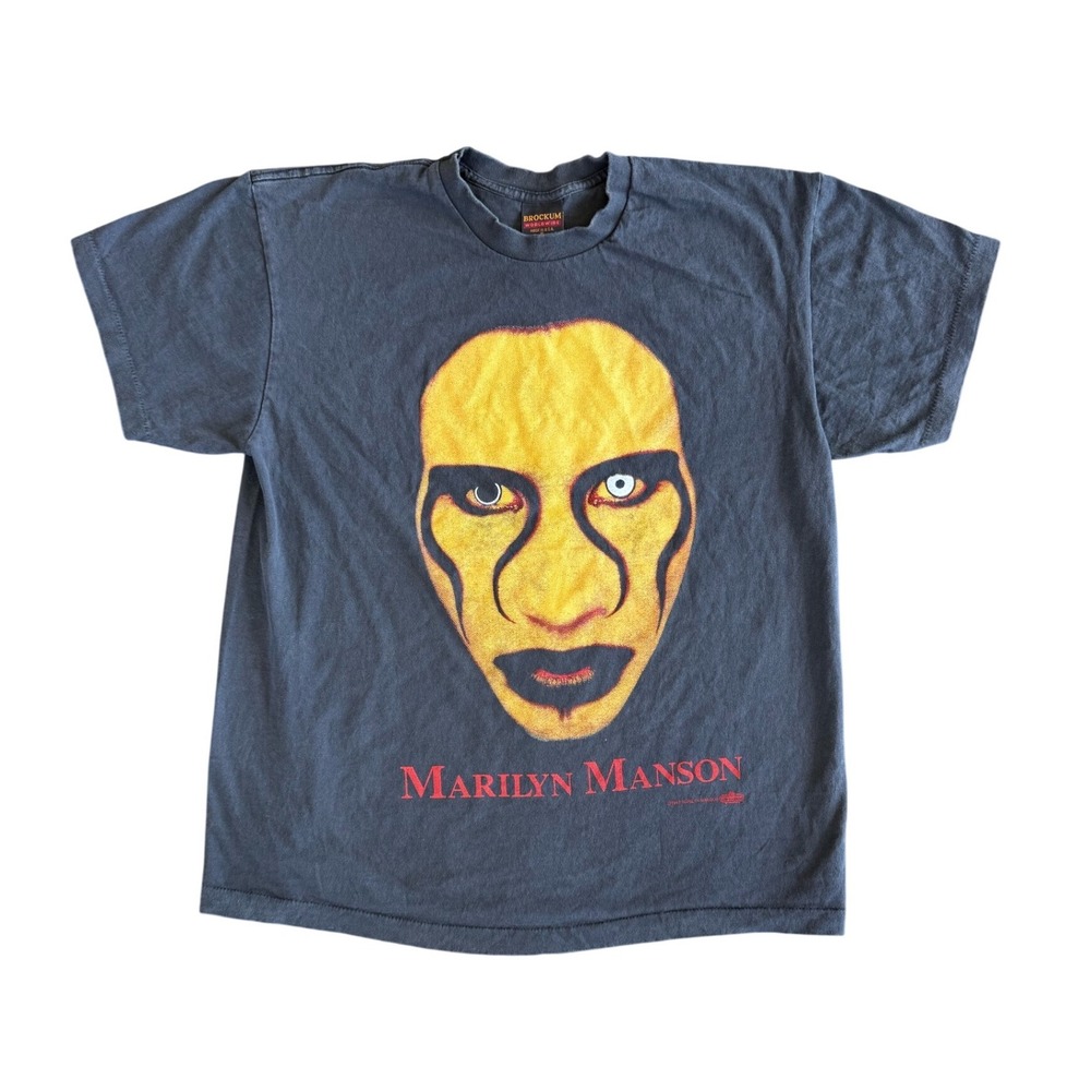 Vintage Marilyn Manson Sex Is Dead Single Stitch T-Shirt 90's Rock Sz XL REPRINT